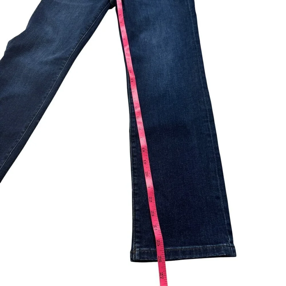 DL 1961Mara Straight Mid Rise Instrasculpt Ankle Jeans Sz 26 Like New